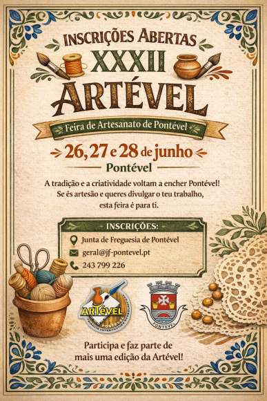 Abertas as inscri&ccedil;&otilde;es para a XXXII Art&eacute;vel